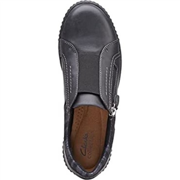 Zapatos Clarks Caroline Cove De Cuero Negro Para Mujer