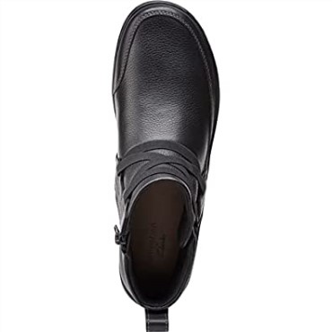 Botines Clarks Cora Blossom Para Mujer En Piel Negra