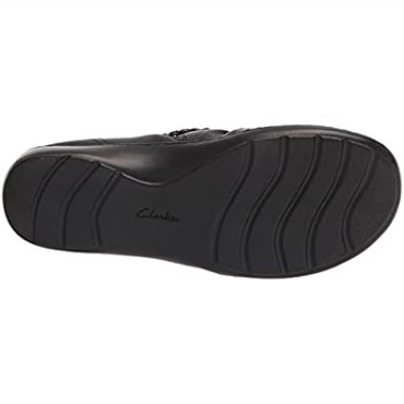 Mocasines Mujer Clarks Cora Braidshoe De Piel Negra