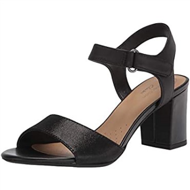 Sandalia De Tacón Mujer Clarks Deva Alice En Piel Negra