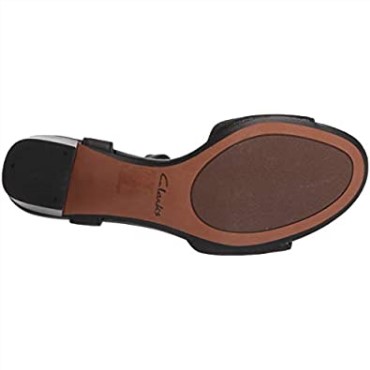 Sandalia De Tacón Mujer Clarks Deva Alice En Piel Negra