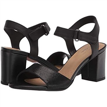 Sandalia De Tacón Mujer Clarks Deva Alice En Piel Negra