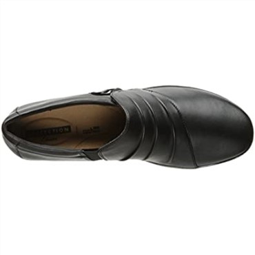 Zapatos Planos De Mujer Clarks Everlay Iris De Cuero Negro