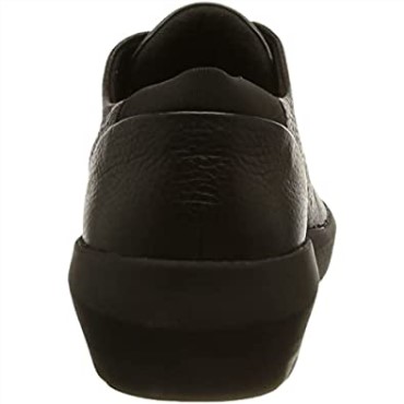 Sneaker Mujer Clarks Kayleigh Aster De Piel Negra