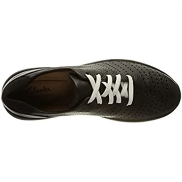 Sneaker Mujer Clarks Kayleigh Aster De Piel Negra