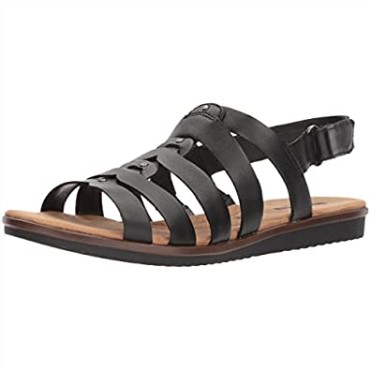 Sandalia Mujer Clarks Kele Jasmine En Piel Negra