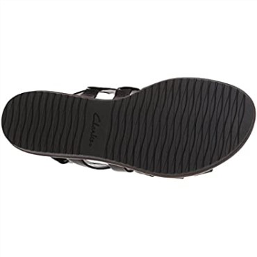 Sandalia Mujer Clarks Kele Jasmine En Piel Negra