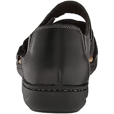 Sandalia Plana Mujer Clarks Laurieann Holly En Piel Negra