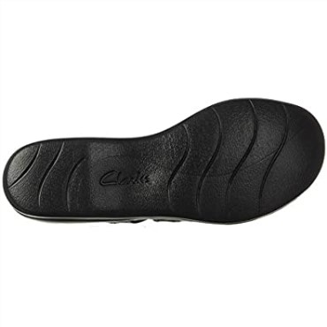 Sandalia Mujer Clarks Leisa Cactus En Piel Negra