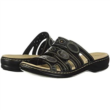 Sandalia Mujer Clarks Leisa Cactus En Piel Negra