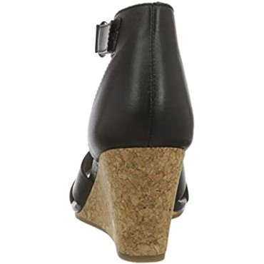 Sandalia De Tacón Mujer Clarks Margee Gracie En Piel Negra