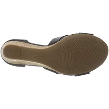 Sandalia De Tacón Mujer Clarks Margee Gracie En Piel Negra