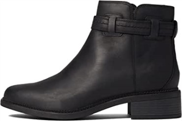 Botines Mujer Clarks Maye Easy En Piel Negra