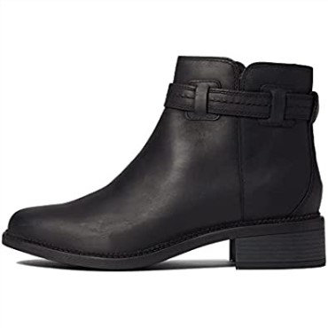 Botines Mujer Clarks Maye Easy En Piel Negra