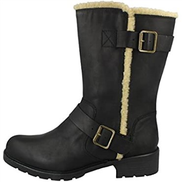 Bota Mujer Clarks Orinoco Art En Piel Negra