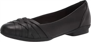 Bailarinas Mujer Clarks Sara Clover En Piel Negra