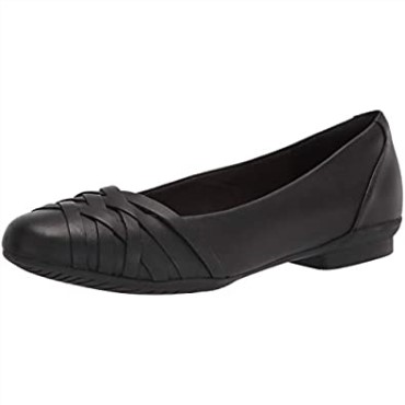 Bailarinas Mujer Clarks Sara Clover En Piel Negra