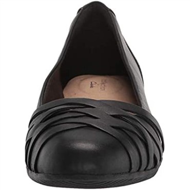 Bailarinas Mujer Clarks Sara Clover En Piel Negra