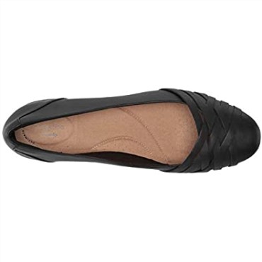 Bailarinas Mujer Clarks Sara Clover En Piel Negra