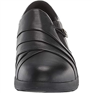 Mocasines De Mujer Clarks Un Adorn Loopun Adorn Loop En Cuero Negro