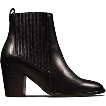 Botas Clarks West Lo De Mujer En Piel Negra