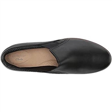 Mocasines Mazy Seabury De Mujer Combi Clarks De Piel Negra