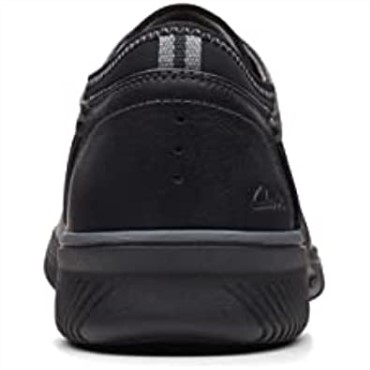 Donaway Plaoxford Clarks Cuero Negro Para Hombres