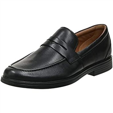 Mocasines Hombre Un Aldric Step Piel Negra Clarks