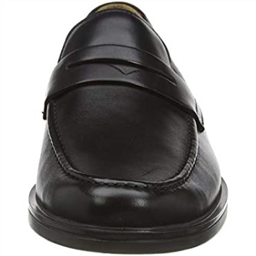 Mocasines Hombre Un Aldric Step Piel Negra Clarks