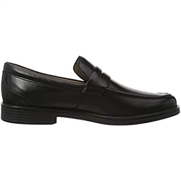 Mocasines Hombre Un Aldric Step Piel Negra Clarks