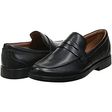 Mocasines Hombre Un Aldric Step Piel Negra Clarks