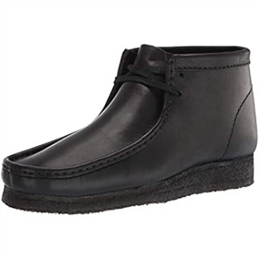 Botas Wallabee De Hombre En Piel Negra Chukka Parent Clarks
