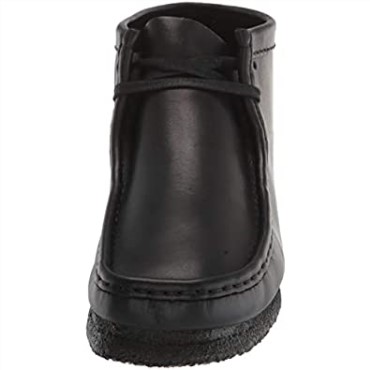 Botas Wallabee De Hombre En Piel Negra Chukka Parent Clarks