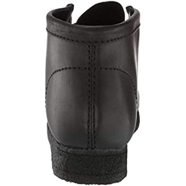 Botas Wallabee De Hombre En Piel Negra Chukka Parent Clarks