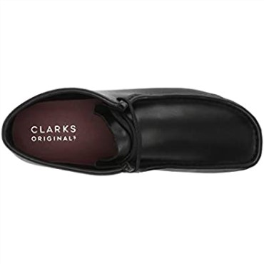 Botas Wallabee De Hombre En Piel Negra Chukka Parent Clarks