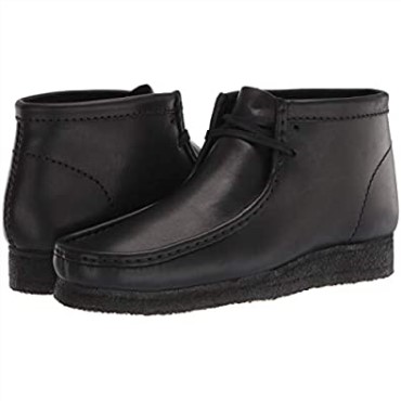 Botas Wallabee De Hombre En Piel Negra Chukka Parent Clarks
