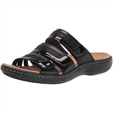 Sandalia Plana Mujer Combi Clarks Laurieann Mara Piel Sintética Negra