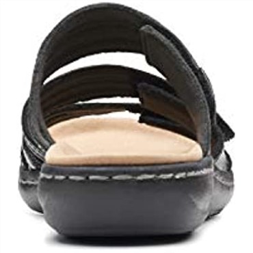 Sandalia Plana Mujer Combi Clarks Laurieann Mara Piel Sintética Negra