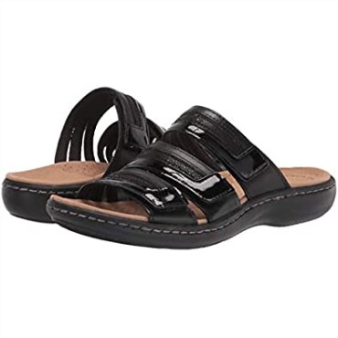 Sandalia Plana Mujer Combi Clarks Laurieann Mara Piel Sintética Negra