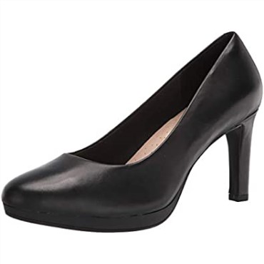 Zapato De Salon Mujer Ambyr Joy Negro Piel Clarks