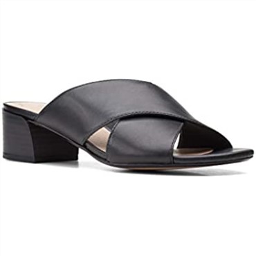 Sandalia Clarks Caroleigh Erheeled Mujer Piel Negra