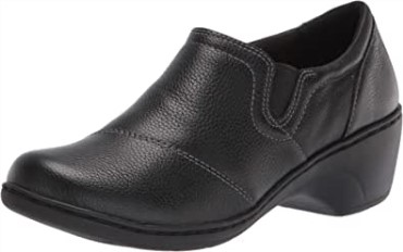 Mocasín Channing Park De Mujer En Piel Negra Clarks