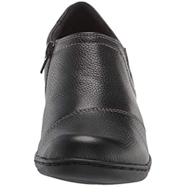 Mocasín Channing Park De Mujer En Piel Negra Clarks
