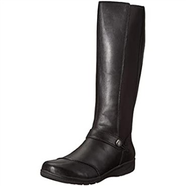 Bota Moda Mujer Cheyn Meryl Negra Piel Clarks