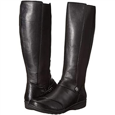Bota Moda Mujer Cheyn Meryl Negra Piel Clarks