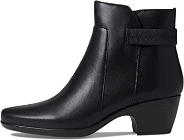 Botines Emily Holly De Mujer En Piel Negra Clarks