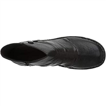 Botines De Moda Para Mujer Janice Verna En Piel Negra Clarks