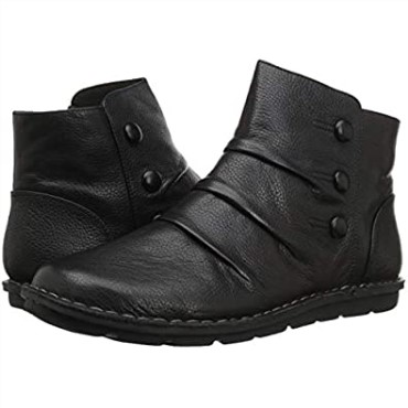 Botines De Moda Para Mujer Janice Verna En Piel Negra Clarks