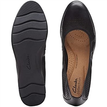 Bailarinas De Mujer Jenette Easy De Piel Negra Clarks