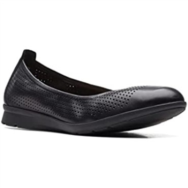 Bailarinas De Mujer Jenette Easy De Piel Negra Clarks